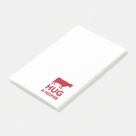 雌牛のおもしろいな酪農場を抱き締めて下さい ポストイット (アングル)