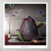 雌猫（2号猫） ポスター (正面)