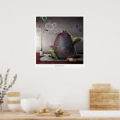 雌猫（2号猫） ポスター (キッチン)