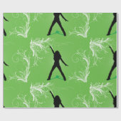 雌踊り包装紙 ラッピングペーパー (フラット)