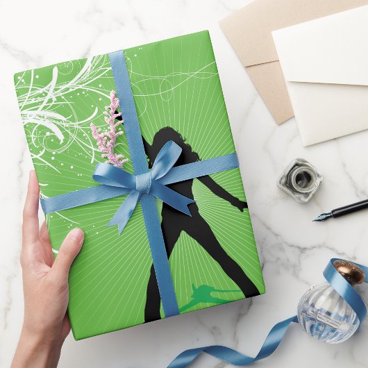 雌踊り包装紙 ラッピングペーパー