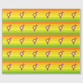 雌雄同体プライド ラッピングペーパー (フラット)