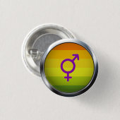 雌雄同体 缶バッジ (正面&裏面)