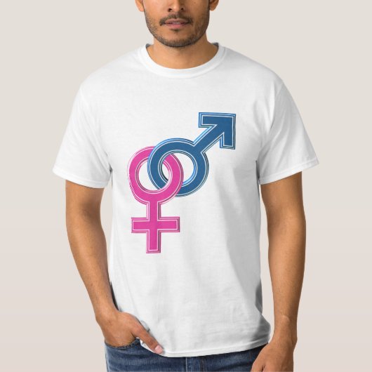 雌雄結合シンボル Tシャツ (正面)