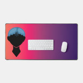 雌顔デスクマット デスクマット (キーボード&マウス)