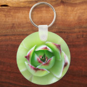 雌鳥と雛の美しい多肉植物 キーホルダー (正面)