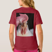 雌鳥 Tシャツ (裏面)
