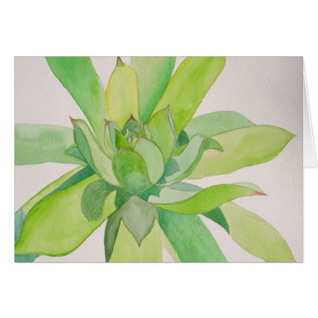 "雌鶏およびひよこ"カード (正面横)