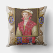 雌鶏のアン・ブーリンの(1507-36年の)第2女王のポートレート クッション (裏面)