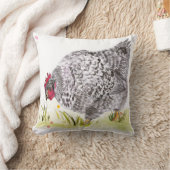 雌鶏のクッション"メリー雌鶏" クッション (ブランケット)