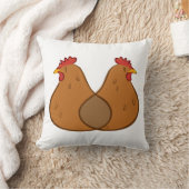 雌鶏の図表-クッション クッション (ブランケット)