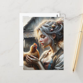 雌鶏の妖精 ポストカード