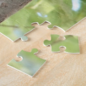 雌(鳥)ショウジョウコウカンチョウの羽ばたき、鳥の恋人 ジグソーパズル (側面)