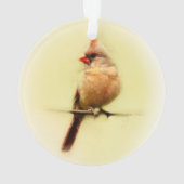 雌（鳥）ショウジョウコウカンチョウソンバード オーナメント (裏面)