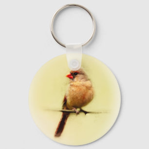 雌（鳥）ショウジョウコウカンチョウソンバード キーホルダー