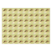 雌（鳥）ショウジョウコウカンチョウ鳴鳥 テーブルクロス (正面(横))