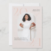 雑モダンスタイリッシュ誌 |卒業写真パーティー 招待状 (正面)