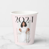 雑モダンスタイリッシュ誌 |卒業写真 紙コップ (正面)