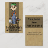 雑務。 便利屋。 ペインター。 建築者のテンプレート 名刺 (正面/裏面)