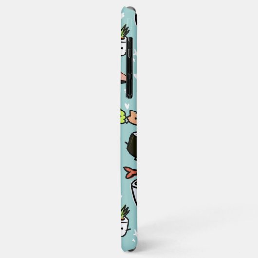 雑多なかわいいズスシキャラクターがかわいいおもしろい Case-Mate iPhoneケース (裏面/左)