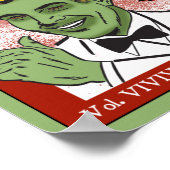 雑完全に死んでいな誌 ポスター (角)