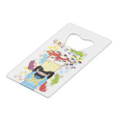 雑巾がけと足跡(リメイク) クレジットカード栓抜き (裏面アングル)