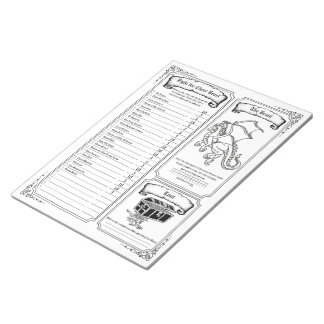 雑用の獣と戦う ノートパッド