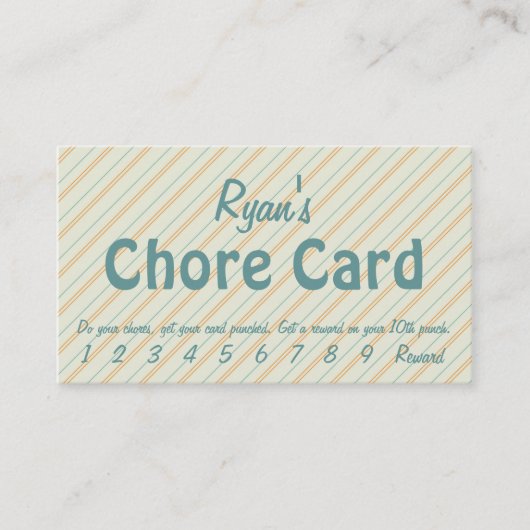 雑用カード ロイヤリティカード (正面)