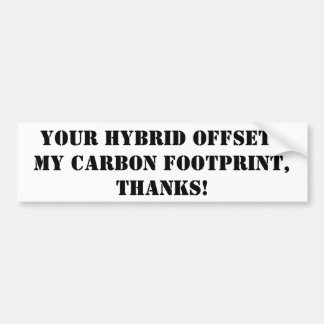 雑種を運転するためのありがとう バンパーステッカー