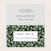 雑種エレガントフローラ – 動物 名刺 (外部フラット)