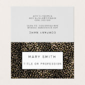 雑種エレガントフローラ – 動物 名刺 (外部フラット)