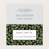 雑種エレガントフローラ – 動物 名刺 (外部フラット)