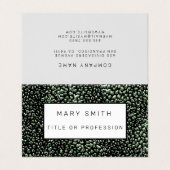 雑種エレガントフローラ – 動物 名刺 (外部フラット)