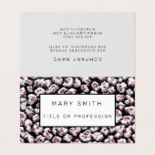 雑種エレガントフローラ – 動物 名刺 (外部フラット)