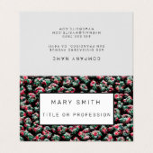 雑種エレガントフローラ – 動物 名刺 (外部フラット)