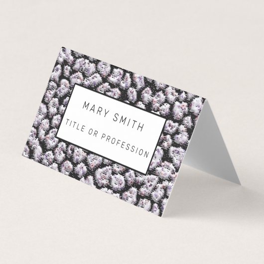 雑種エレガントフローラ – 動物 名刺 (正面)