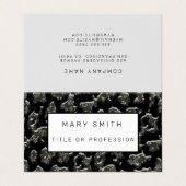 雑種エレガントフローラ – 動物 名刺 (外部フラット)