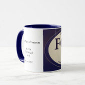 雑種犬のマグの友人 マグカップ (正面左)