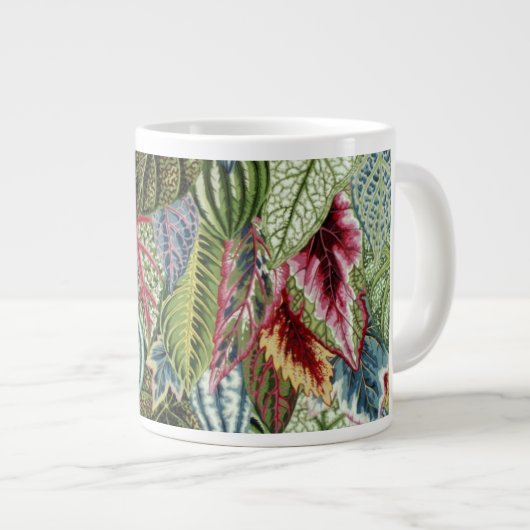 雑色にされるフィリップJacobsの生地はマグを去ります ジャンボコーヒーマグカップ (正面右)