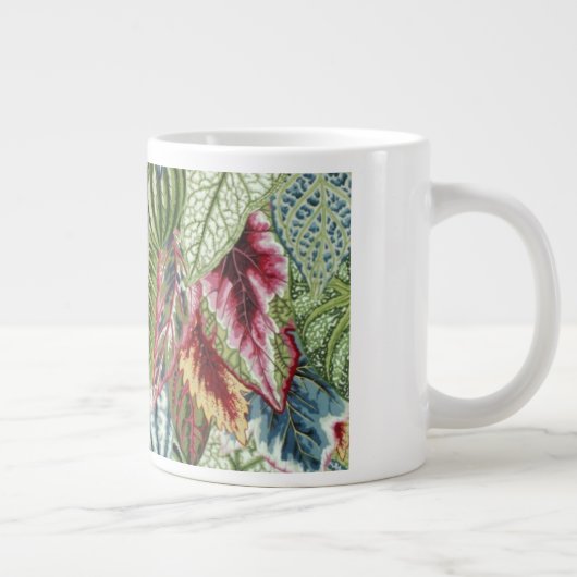 雑色にされるフィリップJacobsの生地はマグを去ります ジャンボコーヒーマグカップ (右)