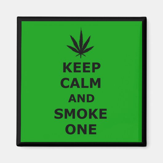 雑草おもしろい マグネット (正面)