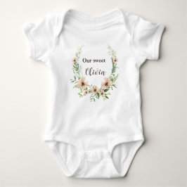 雑草のような繊細な植物性の植物のように育っていた ベビーボディスーツ