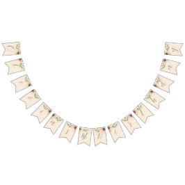 雑草の一番目の誕生日の女の子のように成長して バンティングフラッグ