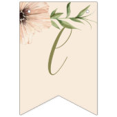 雑草の一番目の誕生日の女の子のように成長して バンティングフラッグ (第2の旗)