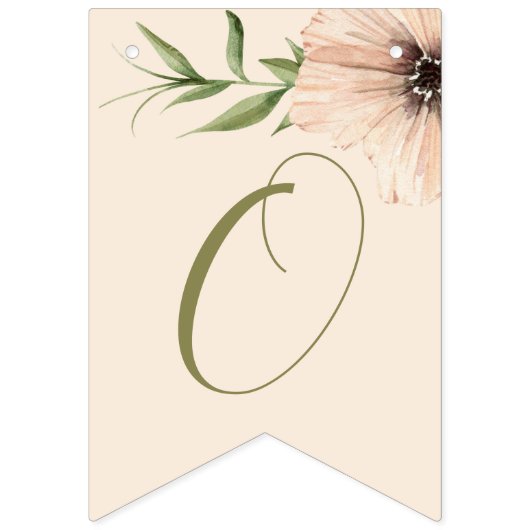 雑草の一番目の誕生日の女の子のように成長して バンティングフラッグ (第1の旗)