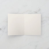 雑草の上の赤い翼のブラックバード カード (内部)