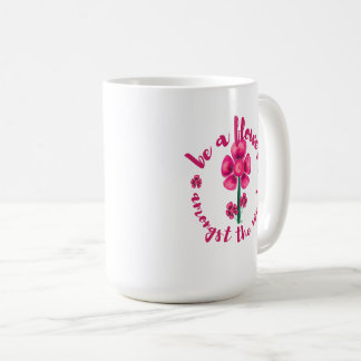 雑草の中の花・マグカップ コーヒーマグカップ