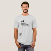 雑草は自然の落書きだ Tシャツ (正面フル)