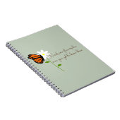 雑草も蝶々が生える ノートブック (右側)