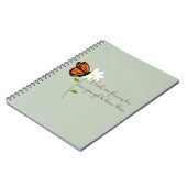 雑草も蝶々が生える ノートブック (左側)